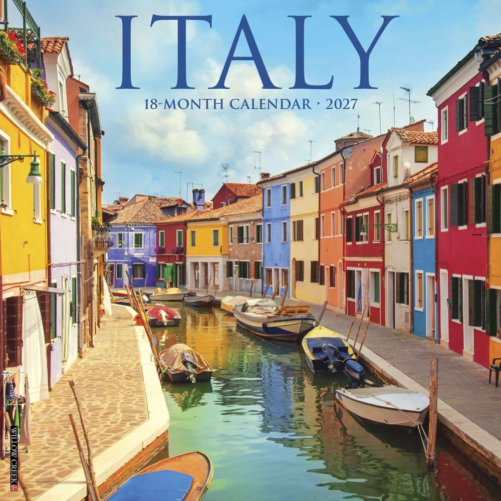 Italy 2027 Wall Calendar