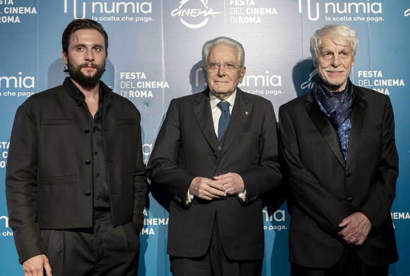 News photograph related to Mattarella Attends Rome Premiere of Livatino Miniseries
