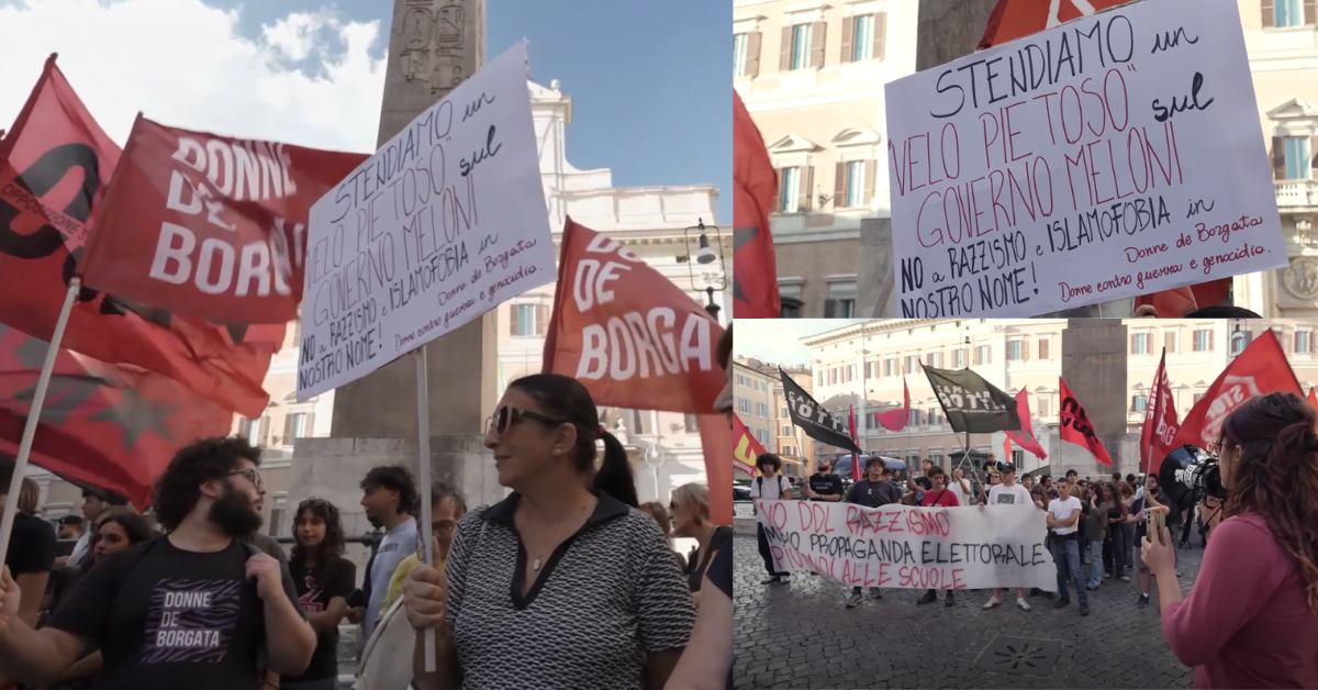News photograph related to Rome Students Protest Italy’s New 30% Foreign Student Cap And School Face-Covering Ban