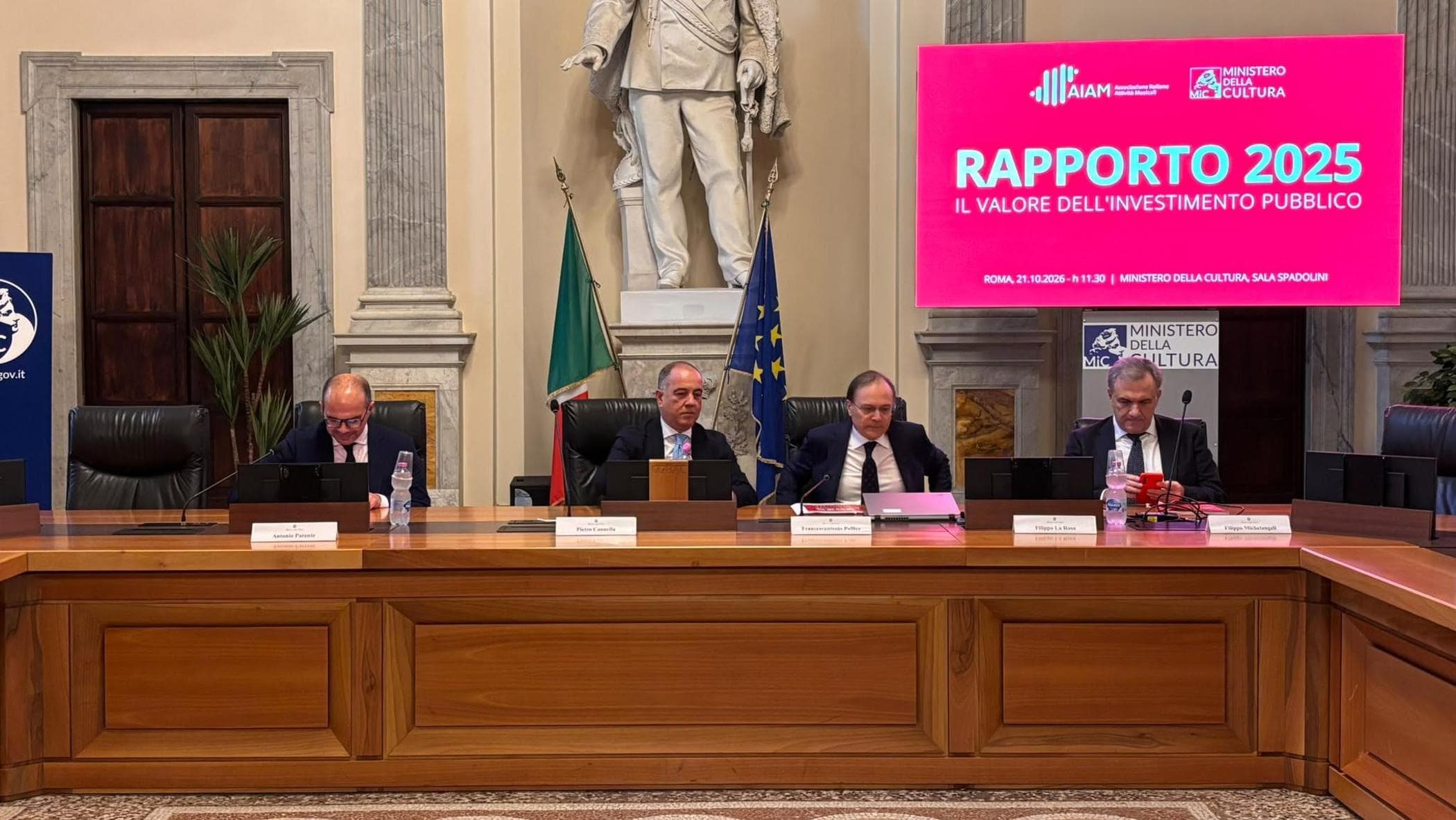 News photograph related to Music is a strategic driver for the economy and social cohesion in Italy: the Aiam report
